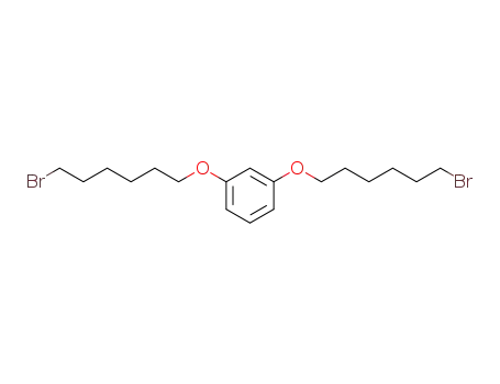 Molecular Structure of 194854-06-3 (Benzene, 1,3-bis[(6-bromohexyl)oxy]-)