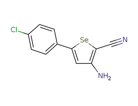 3-amino-5-(4-chlorophenyl)-2-selenophenecarbonitrile