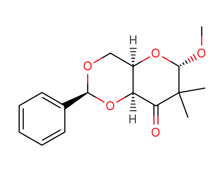 (2S,4aR,6S,8aS)-6-Methoxy-7,7-dimethyl-2-phenyl-tetrahydro-pyrano[3,2-d][1,3]dioxin-8-one