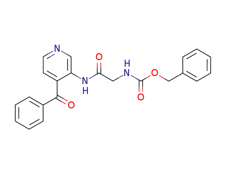 Carbamic acid, [2-[(4-benzoyl-3-pyridinyl)amino]-2-oxoethyl]-,
phenylmethyl ester
