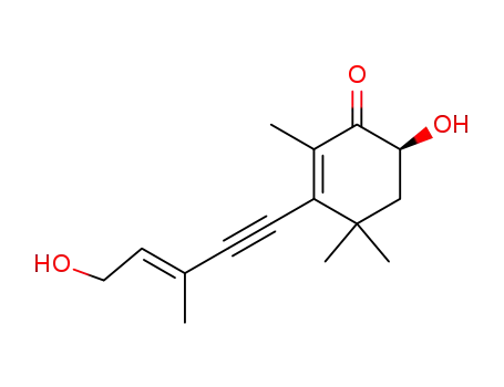 (6S,3'E)-6-Hydroxy-3-(5'-hydroxy-3'-methyl-3'-penten-1'-inyl)-2,4,4-trimethyl-2-cyclohexen-1-on