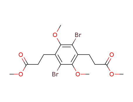 1,4-dibromo-2,5-dimethoxy-3,6-bis(2-methoxycarbonylethyl)benzene