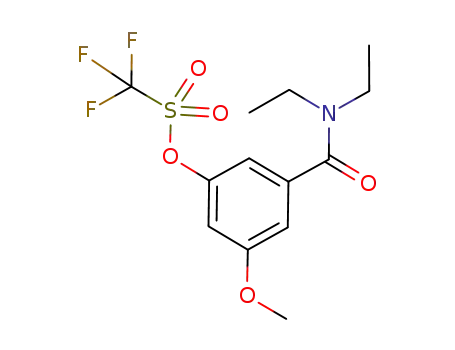 3-diethylcarbamoyl-5-methoxyphenyl trifluoromethanesulsonate