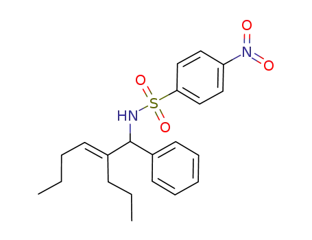 (E)-N-(1-phenyl-2-propyl-2-hexen-1-yl)-4-nitrobenzenesulfonamide