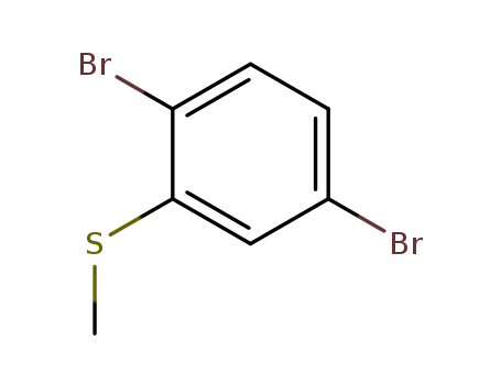 1,4-dibromo-2-methylsulfanylbenzene