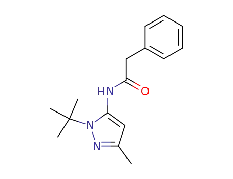 N-(1-tert-butyl-3-methylpyrazol-5-yl)phenylacetamide