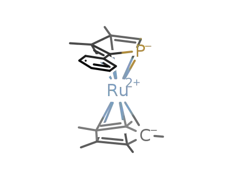Ru(C<sub>5</sub>(CH<sub>3</sub>)5)(C<sub>4</sub>PH(CH<sub>3</sub>)2(C<sub>6</sub>H<sub>5</sub>))