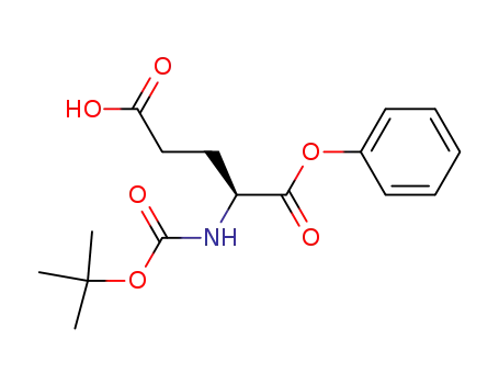 N-t-Butyloxycarbonyl-glutamic acid alpha phenyl ester