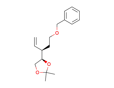 (2R,3R)-5-O-benzyl-1,2-O-isopropylidene-3-vinyl-1,2,5-pentanetriol