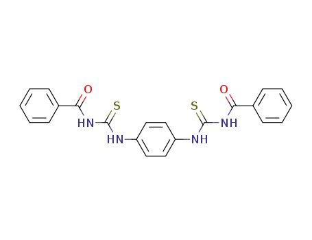 Urea, 1,1'-(p-phenylene)bis(3-benzoyl-2-thio-