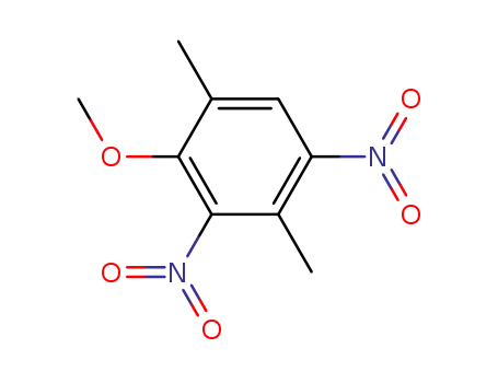 Molecular Structure of 133426-94-5 (2,5-dimethyl-4,6-dinitroanisole)