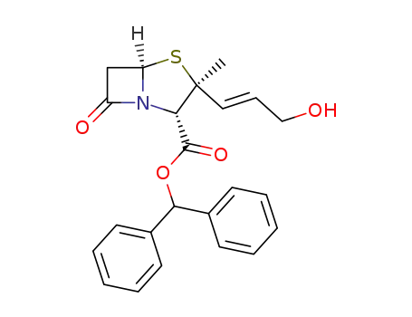 Benzhydryl (E)-(2S,3S,5R)-3-(3-hydroxy-propen-1-yl)-3-methyl-7-oxo-4-thia-1-aza-bicyclo [3.2. 0]heptane-2-carboxylate