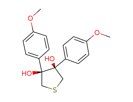 3,4-Thiophenediol, tetrahydro-3,4-bis(4-methoxyphenyl)-, cis-