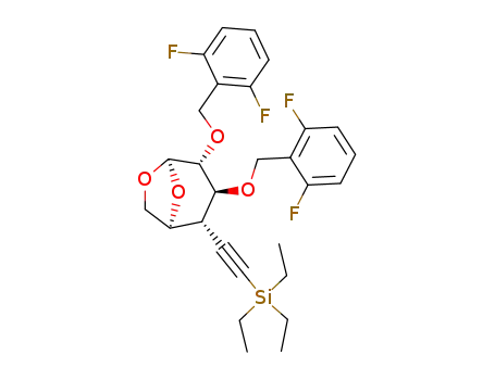 [(1S,2R,3S,4R,5R)-3,4-Bis-(2,6-difluoro-benzyloxy)-6,8-dioxa-bicyclo[3.2.1]oct-2-ylethynyl]-triethyl-silane