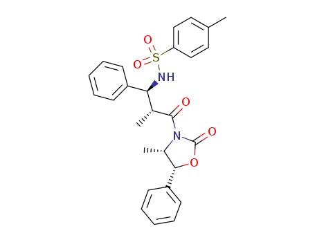 (4S,5R)-4-methyl-3-<(2R,3S)-2-methyl-3-phenyl-3-(tosylamino)propionyl>-5-phenyloxazolidin-2-one