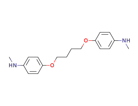 Molecular Structure of 174003-49-7 (1,4-bis(4-methylaminophenoxy)butane)