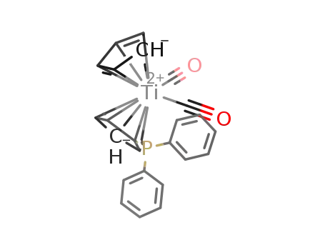 (η-5-cyclopentadienyl)[η-5-(diphenylphosphino)cyclopentadienyl]dicarbonyltitanium
