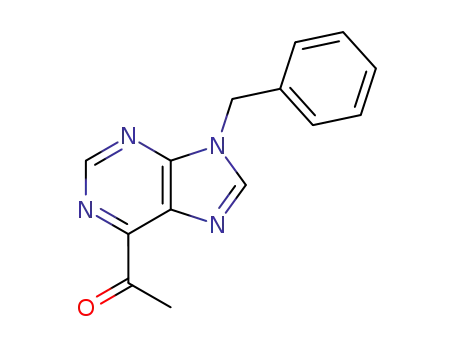 6-acetyl-9-benzylpurine