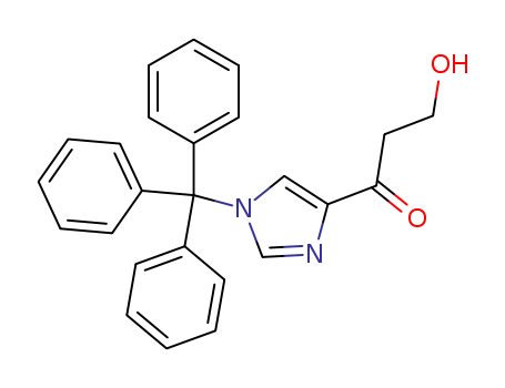 3-Hydroxy-1-(1-trityl-1H-imidazol-4-yl)propan-1-one