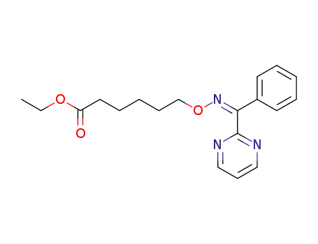 6-[1-Phenyl-1-pyrimidin-2-yl-meth-(Z)-ylideneaminooxy]-hexanoic acid ethyl ester