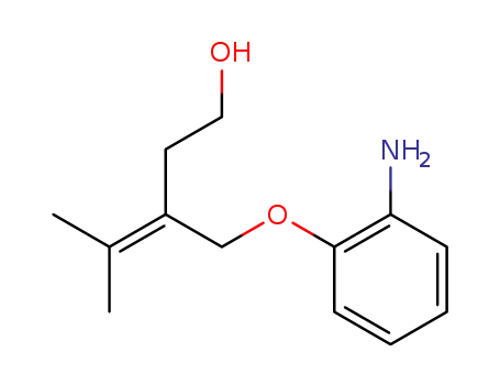 3-(2-Aminophenoxymethyl)-4-methylpent-3-enol