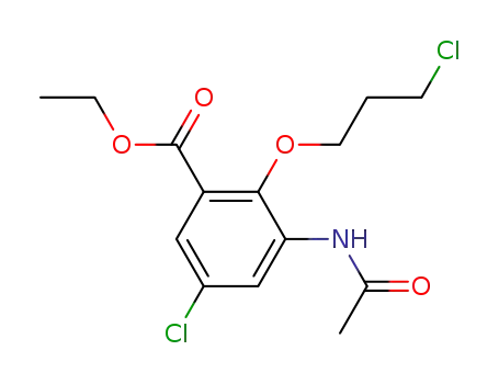 3-Acetylamino-5-chloro-2-(3-chloro-propoxy)-benzoic acid ethyl ester