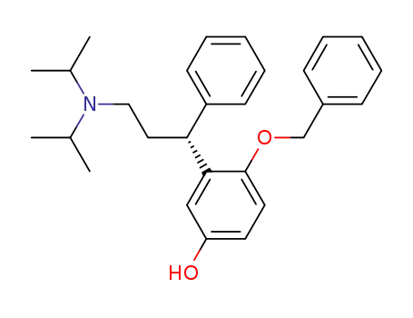 4-(benzyloxy)-3-[(1R)-3-(diisopropylamino)-1-phenylpropyl]phenol