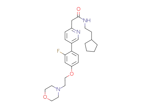 Molecular Structure of 1072649-91-2 (C<sub>26</sub>H<sub>34</sub>FN<sub>3</sub>O<sub>3</sub>)