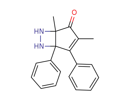 1,2-diphenyl-3,5-dimethyl-4-oxo-6,7-diazabicyclo<3.2.0>hept-2-ene