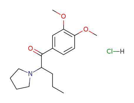 1-(3,4-DiMethoxyphenyl)-2-(1-pyrrolidinyl)-1-pentanone Hydrochloride  CAS NO.850351-99-4