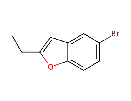 Molecular Structure of 39178-60-4 (5-Bromo-2-ethylbenzofuran)