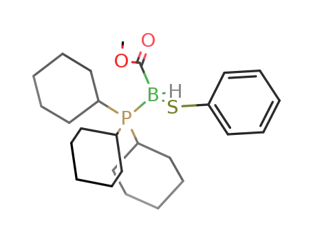 (C<sub>6</sub>H<sub>11</sub>)3PBH(SC<sub>6</sub>H<sub>5</sub>)CO<sub>2</sub>CH<sub>3</sub>