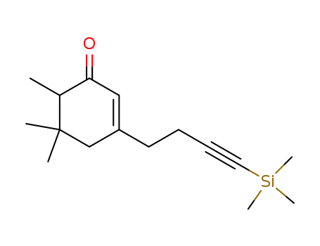 5,5,6-trimethyl-3-(4-trimethylsilylbut-3-ynyl)cyclohex-2-enone