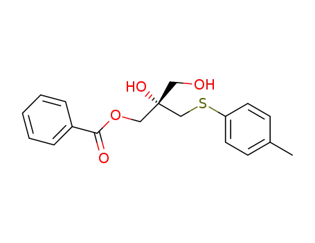 (S)-2-<<(4-methylphenyl)sulfenyl>methyl>-3-O-benzoyl-propan-1,2,3-triol