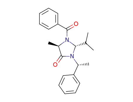 (2R,5R,1'R)-1-benzoyl-2-isopropyl-5-methyl-3-(α-methylbenzyl)-1,3-imidazolidin-4-one