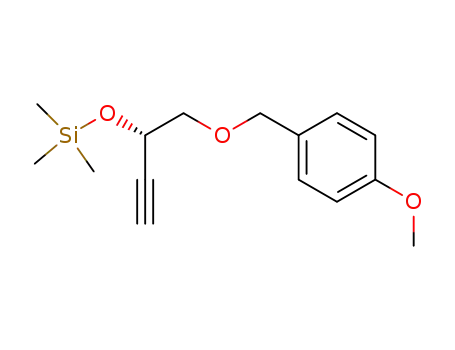 Silane, [[1-[[(4-methoxyphenyl)methoxy]methyl]-2-propynyl]oxy]trimethyl-,
(S)-