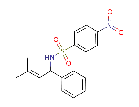 N-(3-methyl-1-phenyl-2-buten-1-yl)-4-nitrobenzenesulfonamide