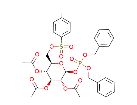 2,3,4-tri-O-acetyl-6-O-tosyl-β-D-glucopyranose 1-(dibenzyl phosphate)