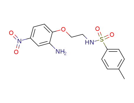 Molecular Structure of 138572-07-3 (Benzenesulfonamide, N-[2-(2-amino-4-nitrophenoxy)ethyl]-4-methyl-)