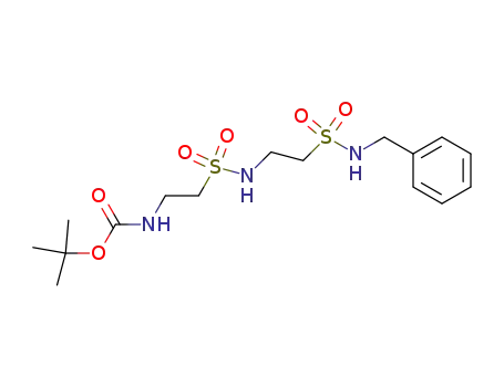 [2-(2-Benzylsulfamoyl-ethylsulfamoyl)-ethyl]-carbamic acid tert-butyl ester