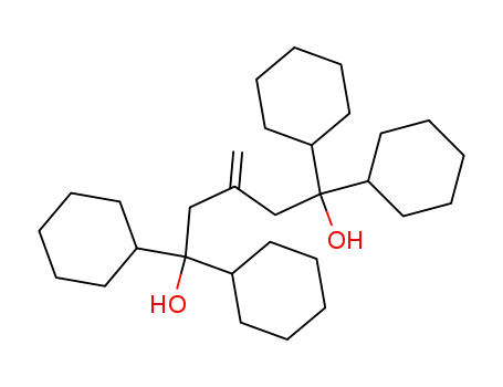 Molecular Structure of 188642-36-6 (1,5-Pentanediol, 1,1,5,5-tetracyclohexyl-3-methylene-)