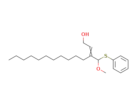 2-Tetradecen-1-ol, 3-[methoxy(phenylthio)methyl]-, (E)-