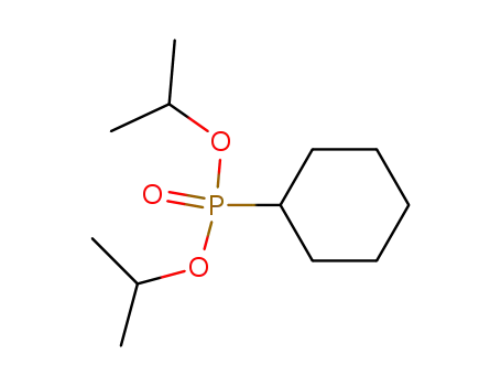 Molecular Structure of 7351-26-0 (Phosphonic acid, cyclohexyl-, bis(1-methylethyl) ester)