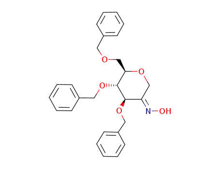 3,4,6-tri-O-benzyl-1,5-anhydro-D-fructose E-oxime