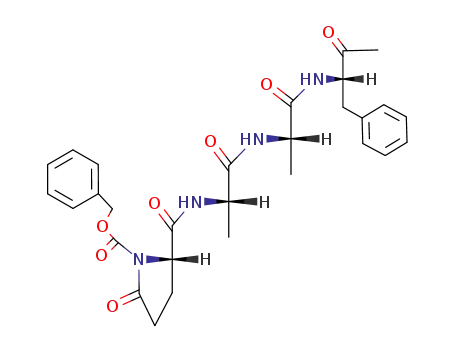 Molecular Structure of 88576-78-7 (Z-Glp-Ala<sub>2</sub>-PheCH<sub>3</sub>)