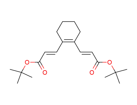 2-Propenoic acid, 3,3'-(1-cyclohexene-1,2-diyl)bis-,
bis(1,1-dimethylethyl) ester, (E,E)-