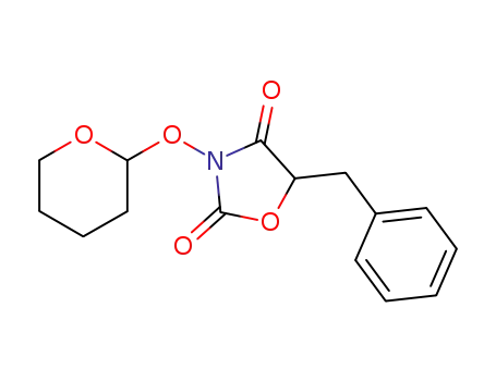 5-Benzyl-3-(tetrahydro-2H-2-pyranyloxy)oxazolidine-2,4-dione