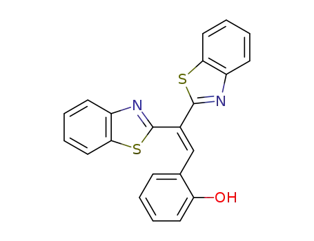 1,1-di(2-benzothiazolyl)-2-(ortho-hydroxyphenyl)ethene