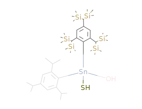 {2,4,6-tris(bis(trimethylsilyl)methyl)phenyl}hydroxy(2,4,6-triisopropylphenyl)mercaptostannane