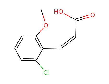 2-chloro-6-methoxy-cis-cinnamic acid